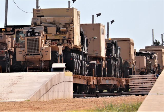 July 2019 rail movement held at Fort McCoy for Wisconsin National Guard units