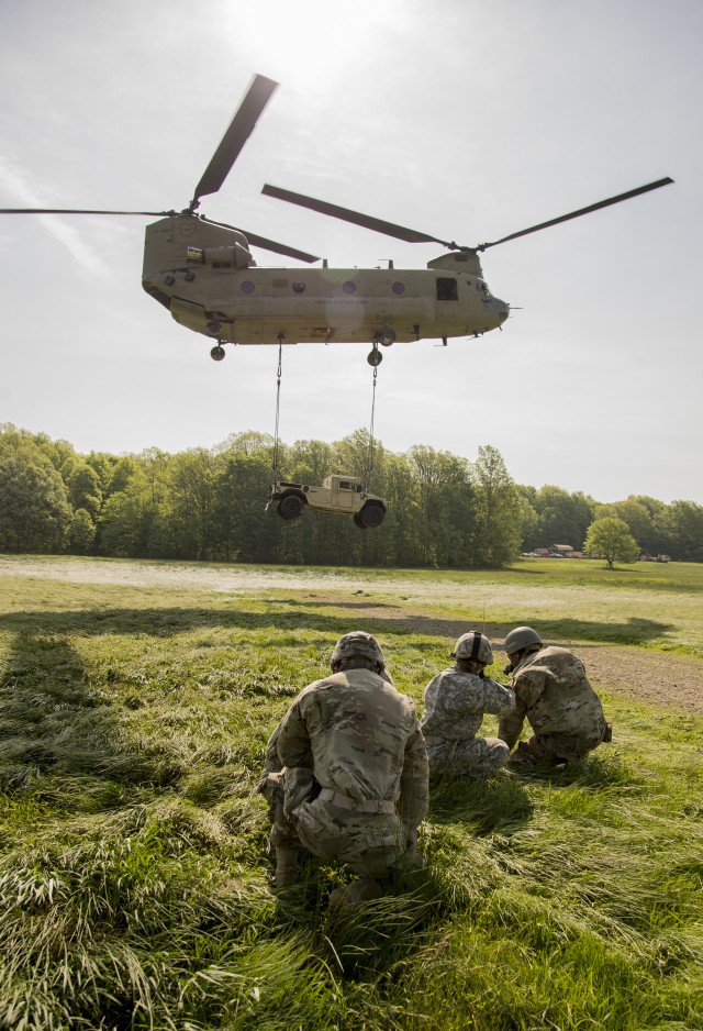 Ohio Army National Guard conducts sling load operations