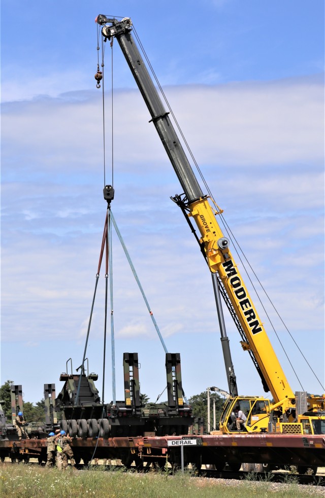 1158th Transportation Company completes rail movement at Fort McCoy