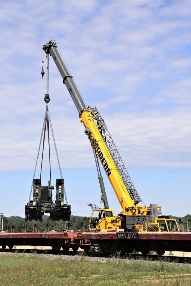 1158th Transportation Company completes rail movement at Fort McCoy