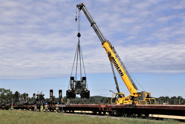 1158th Transportation Company completes rail movement at Fort McCoy