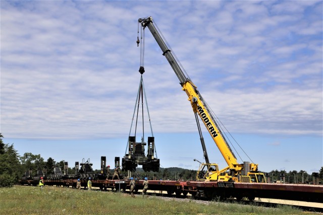 1158th Transportation Company completes rail movement at Fort McCoy