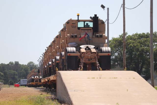 1158th Transportation Company completes rail movement at Fort McCoy