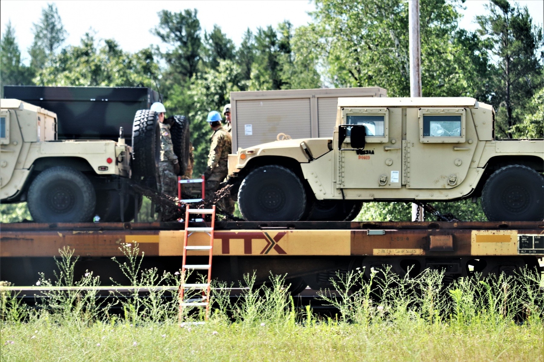 Photo Essay: 1158th Transportation Company part of rail movement at ...