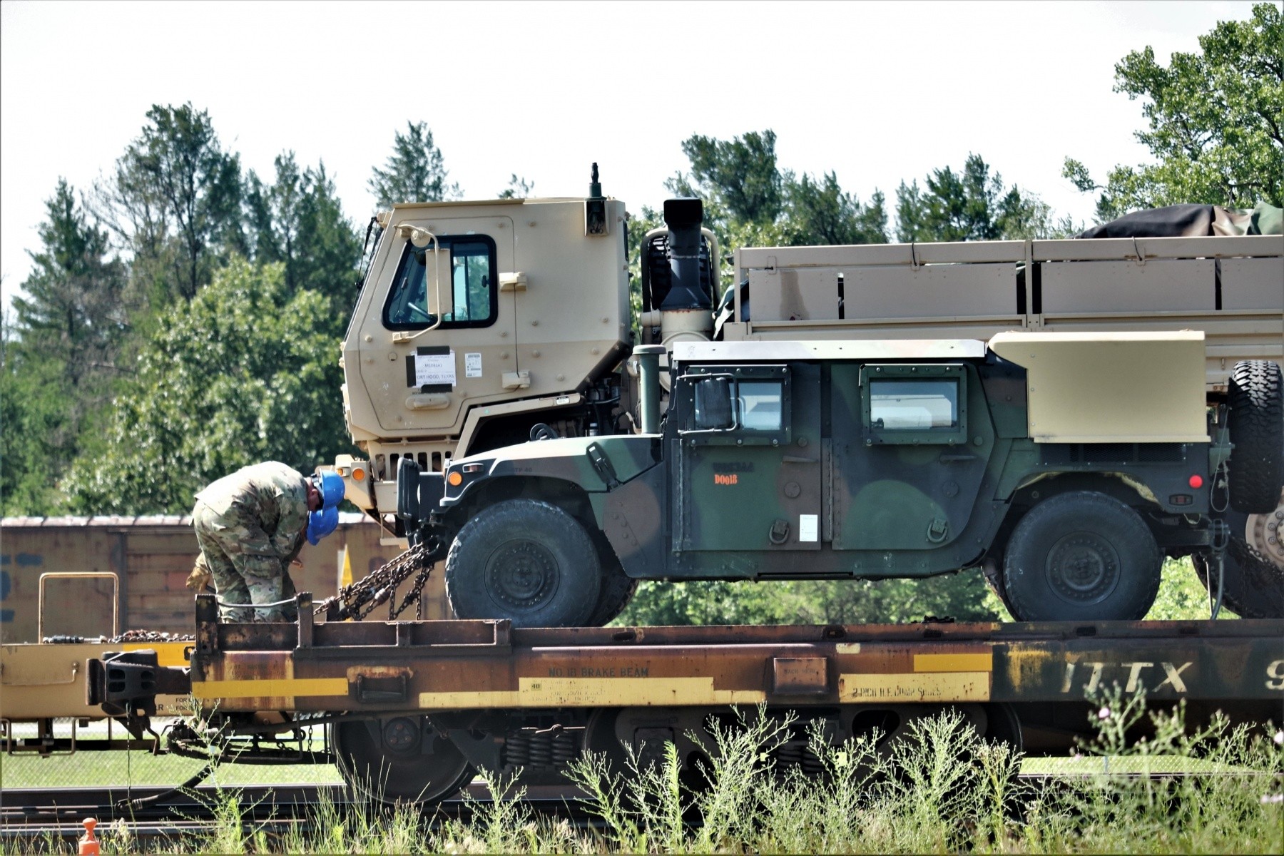 Photo Essay: 1158th Transportation Company part of rail movement at ...