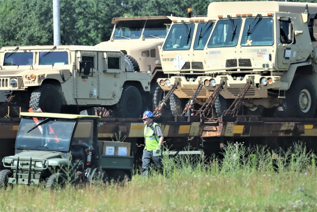 1158th Transportation Company completes rail movement at Fort McCoy