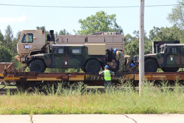 1158th Transportation Company completes rail movement at Fort McCoy