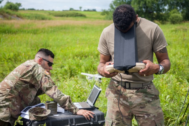 N.Y. National Guard Soldiers fly the Raven at Fort Drum