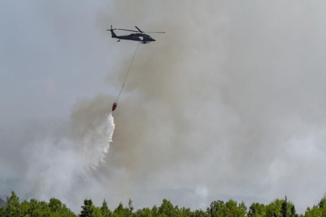 Alaska Army National Guard supports fire suppression mission