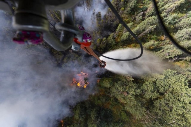Alaska Army National Guard supports fire suppression mission