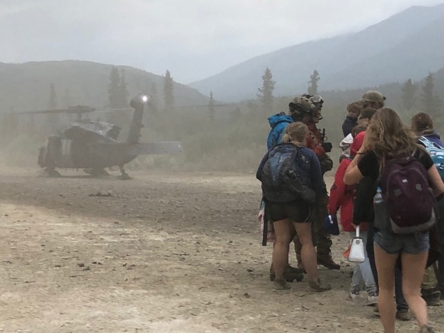 National Guard rescue team evacuates 26 people from Rainy Pass Lodge