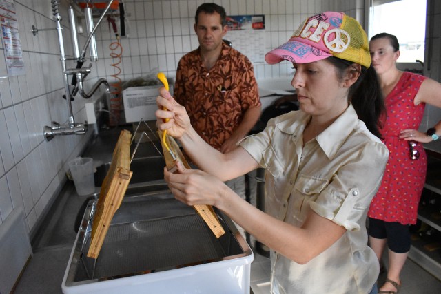 Beekeeper students celebrate graduation, honey harvest in Ansbach