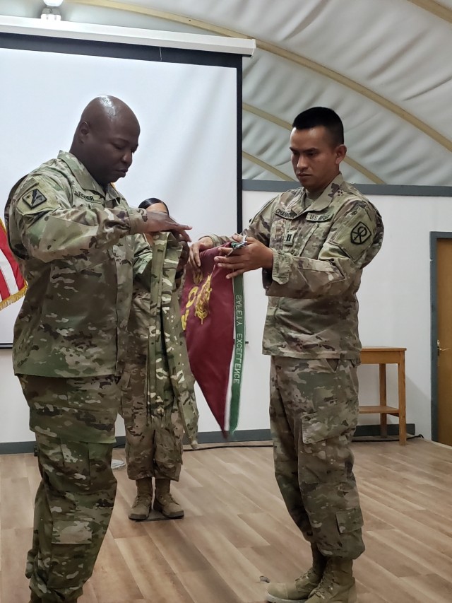 TOA Ceremony Between The 657th And 607th Movement Control Teams 