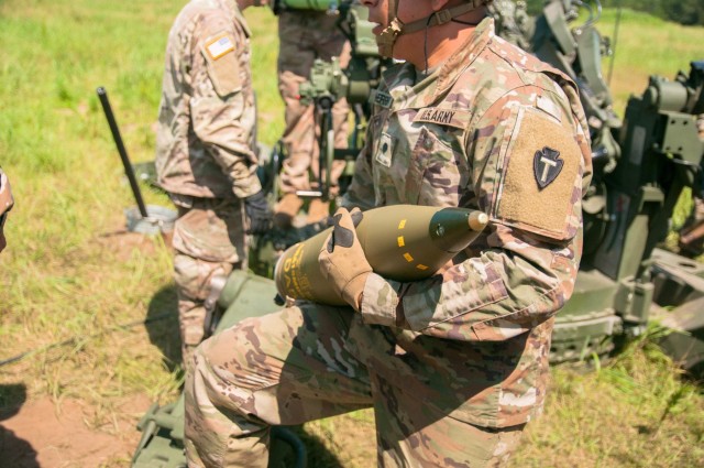 Wisconsin National Guard trains section chiefs alongside cannoneers