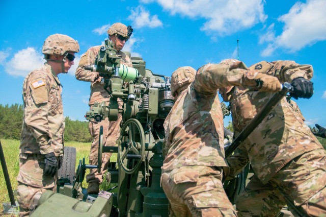 Wisconsin National Guard trains section chiefs alongside cannoneers