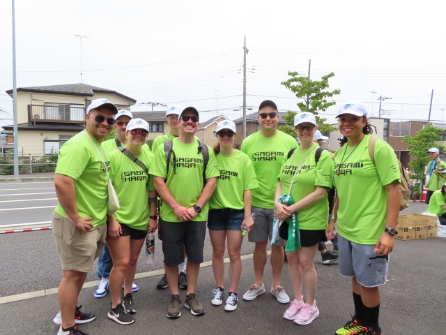 Camp Zama volunteers help during 2020 Tokyo Olympics cycling pre-trial event