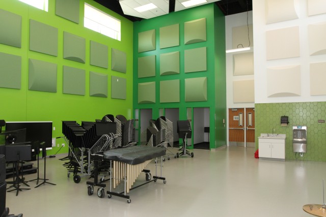The new FKMHS band room