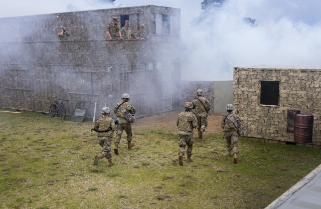 Soldier's birthday goes up in smoke
