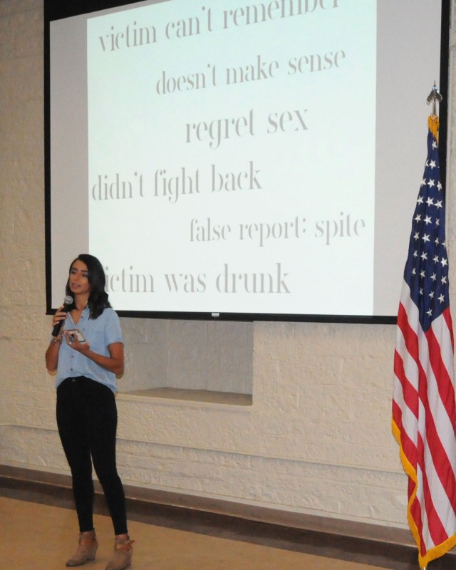 Survivor Addresses Sexual Violence, Prevention