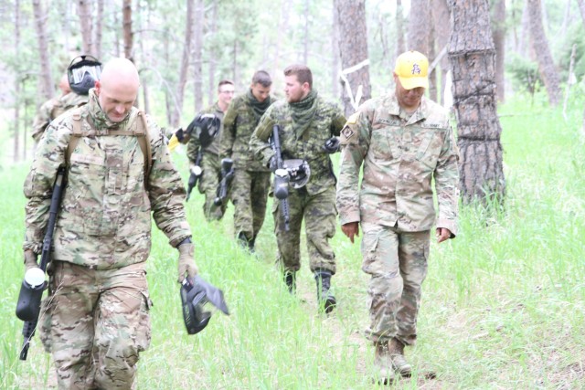 International Troops participate in Urban Patrol Lane