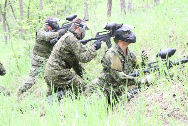 International Troops participate in Urban Patrol Lane