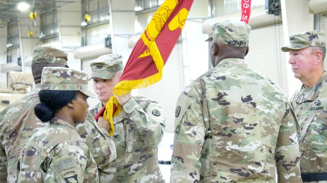 595th TB Change Of Command Ceremony