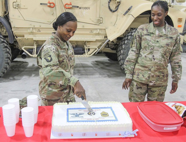 595th TB Change Of Command Ceremony