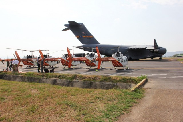 U.S. sends 60 training helicopters to Colombia