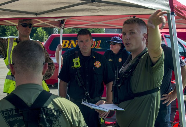 Ohio Guard tests disaster response with civilian partners