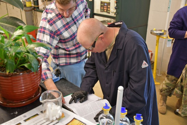 Out of the field and into the petroleum lab: Working with the chemists.