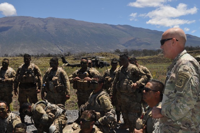 Chief of the Army Reserve observes a live fire exercise