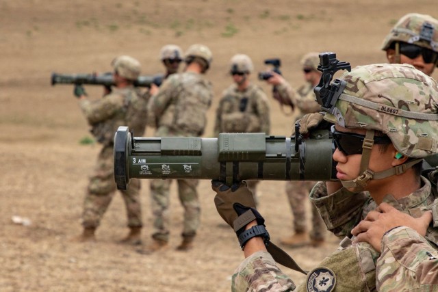 2CR conducts AT-4 training during Agile Spirit 19