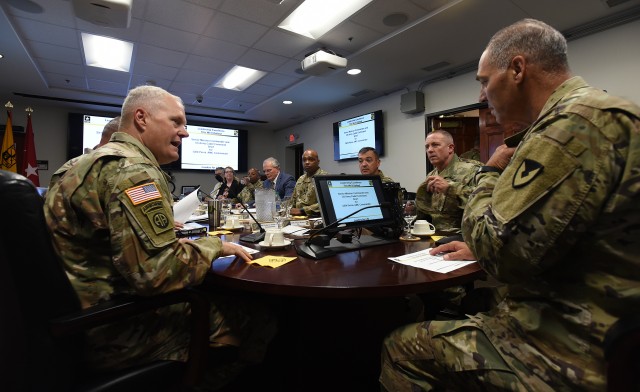 Army Materiel Command leader meets with Fort Knox top brass