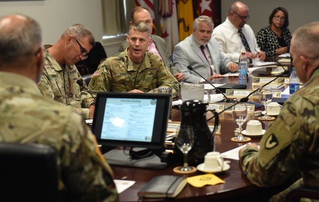 Army Materiel Command leader meets with Fort Knox top brass