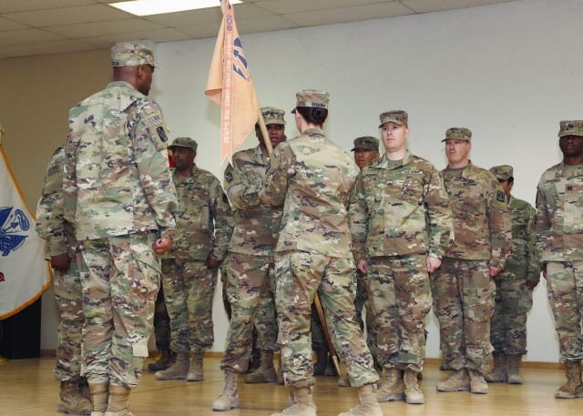 Headquarters and Headquarters Company, 335th Signal Command (T)(P) holds Combined Change of Command and Change of Responsibility Ceremony