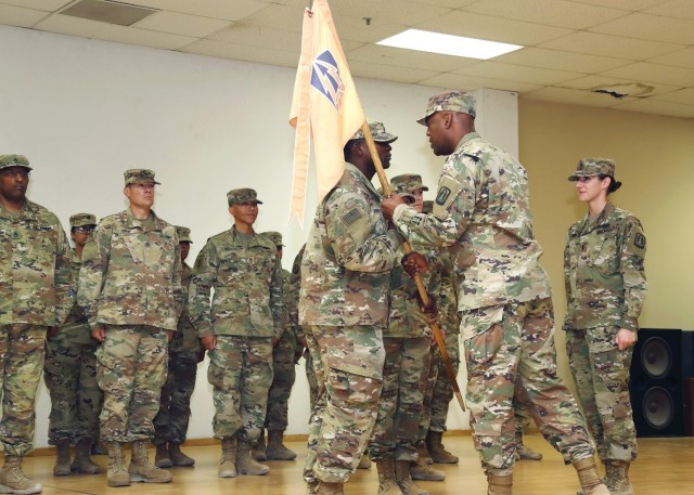 Headquarters and Headquarters Company, 335th Signal Command (T)(P) holds Combined Change of Command and Change of Responsibility Ceremony