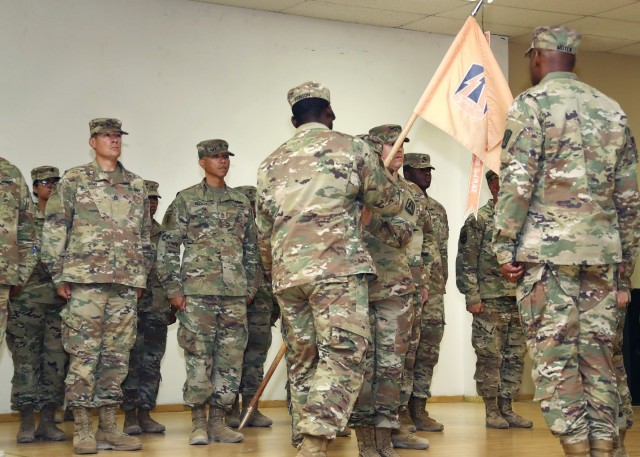 Headquarters and Headquarters Company, 335th Signal Command (T)(P) holds Combined Change of Command and Change of Responsibility Ceremony