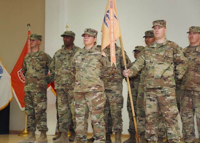 Headquarters and Headquarters Company, 335th Signal Command (T)(P) holds Combined Change of Command and Change of Responsibility Ceremony