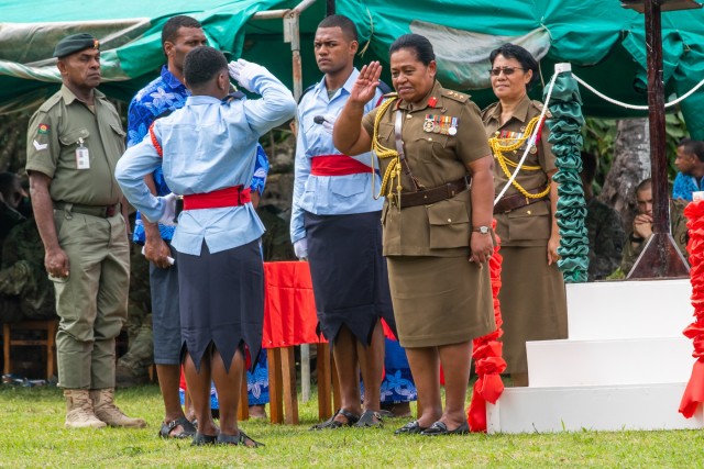 Culmination of Pacific Pathways training displayed at cadet graduation at Napuka Secondary School