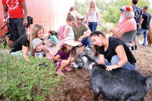 Kids learn from animals: Library doubles as 'zoo'