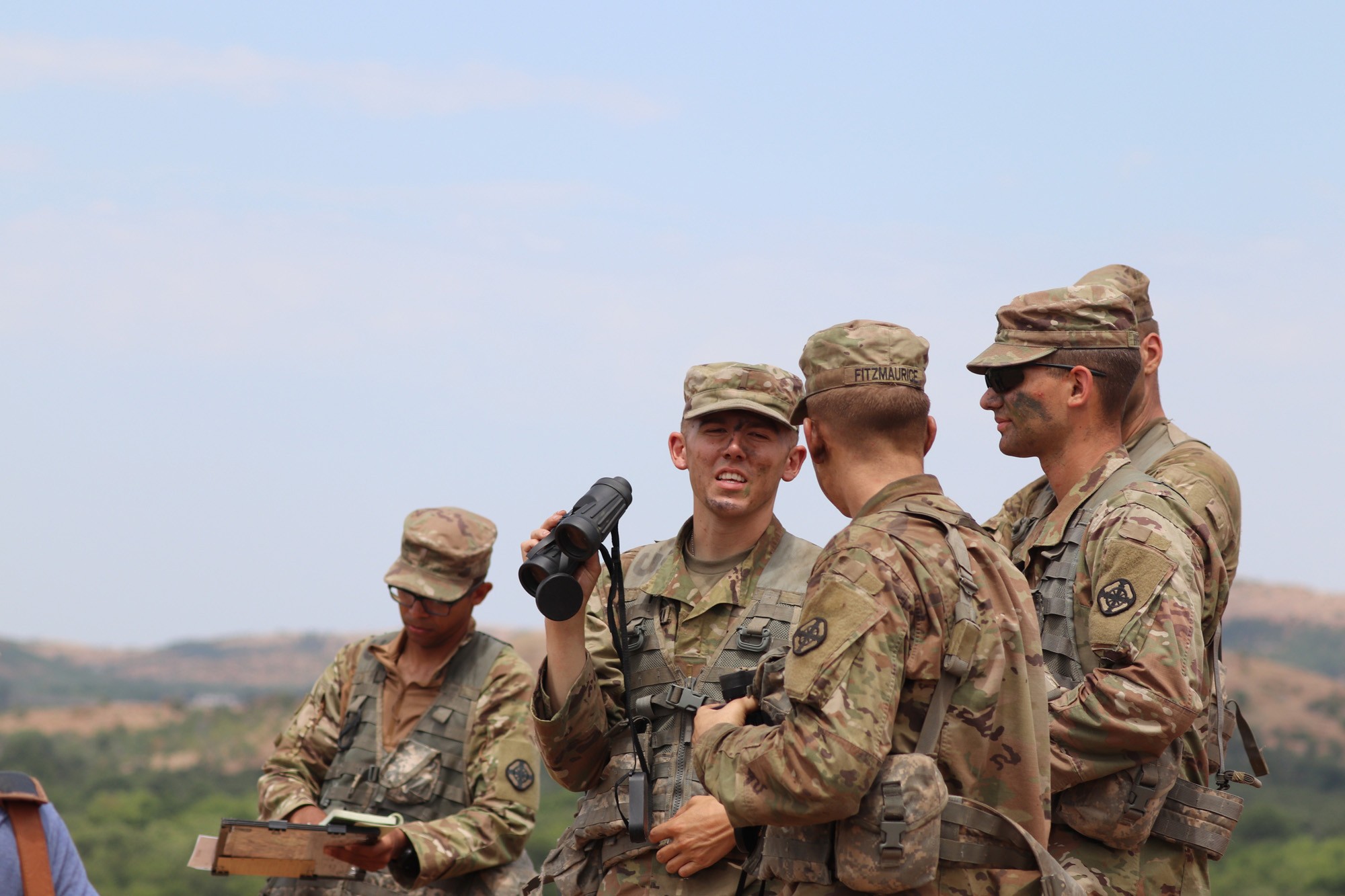 Air defense artillery students join field artillery students in Redleg ...