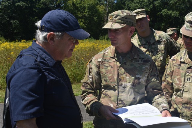 New York National Guard leaders study at historic battlefield