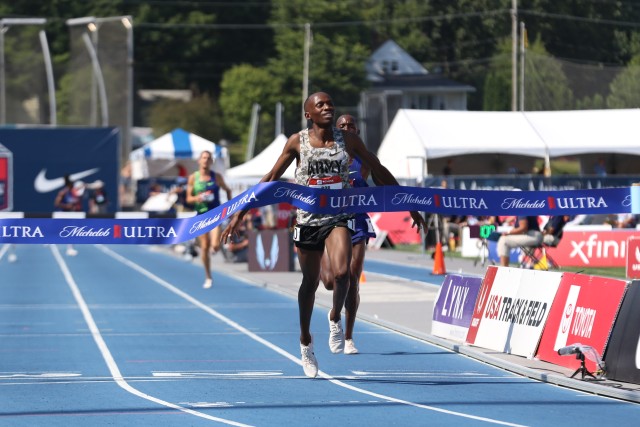 Staff Sgt. Hillary Bor earns gold at Track and Field Championships