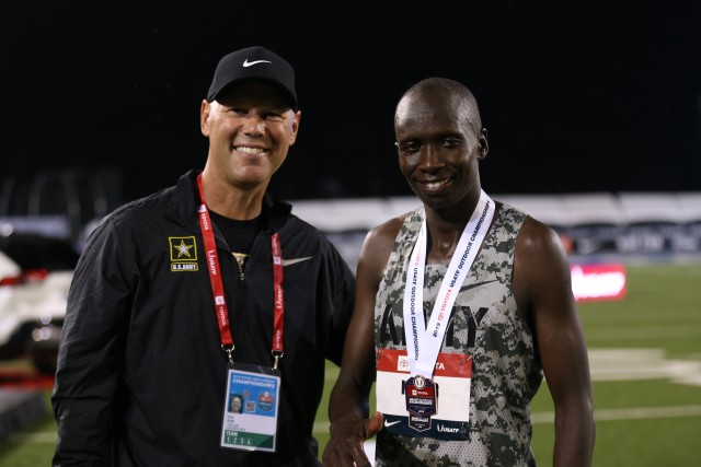 Sgt. Leonard Korir earns bronze in the 10,000-meter race
