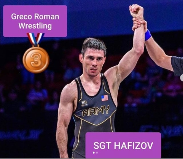 Sgt. Ildar Hafizov earns bronze at the 2019 Pan American Games