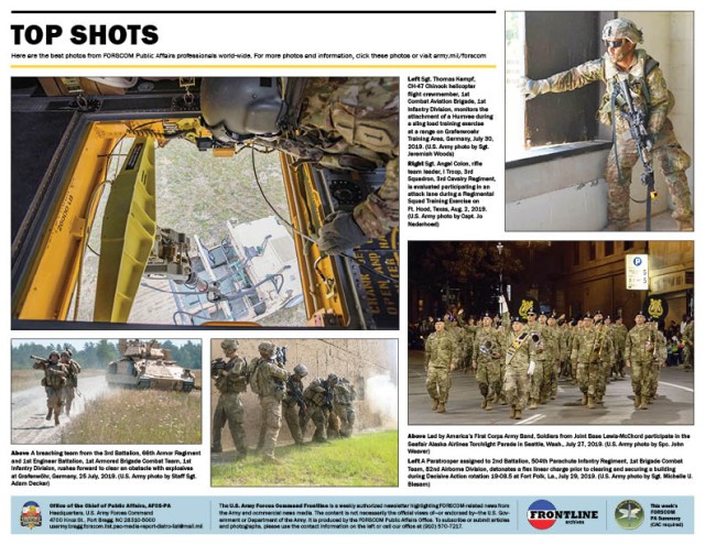 FORSCOM FRONTLINE, Volume IX, Issue 29