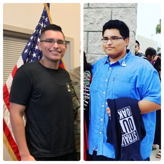 Las Vegas teen loses over 100 pounds to join Army