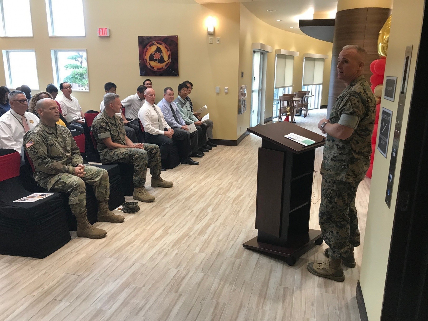 Verell attends Camp Hansen Inns of the Corps Ribbon Cutting | Article ...