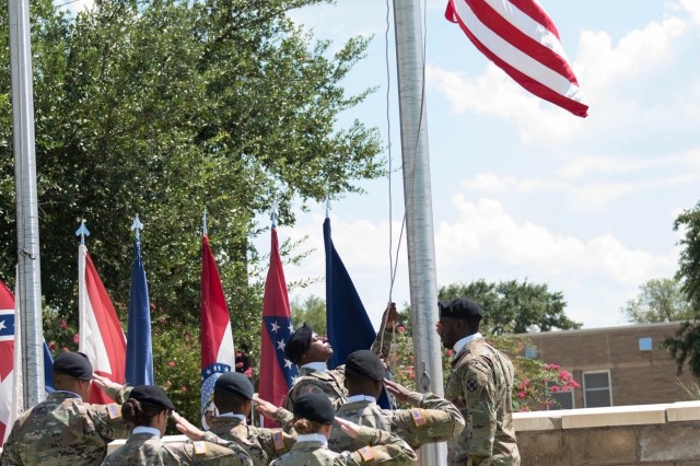 military flag ceremony