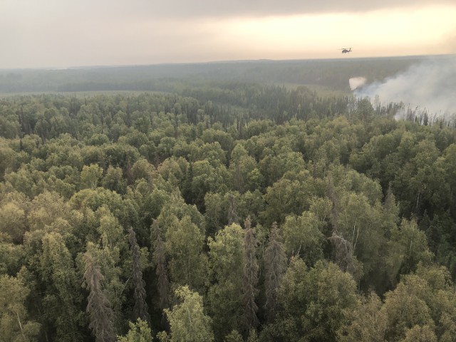 Alaska National Guard supports the Division of Forestry